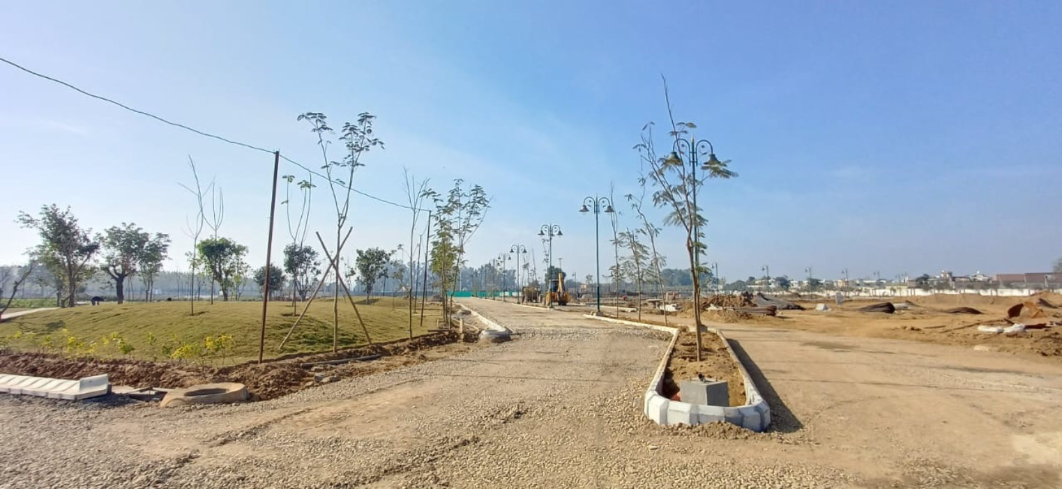 Construction Update Emperium Resortico Jan 2026 9 to 17MTR PART B ROAD (2ND LAYER WBM WORKS)