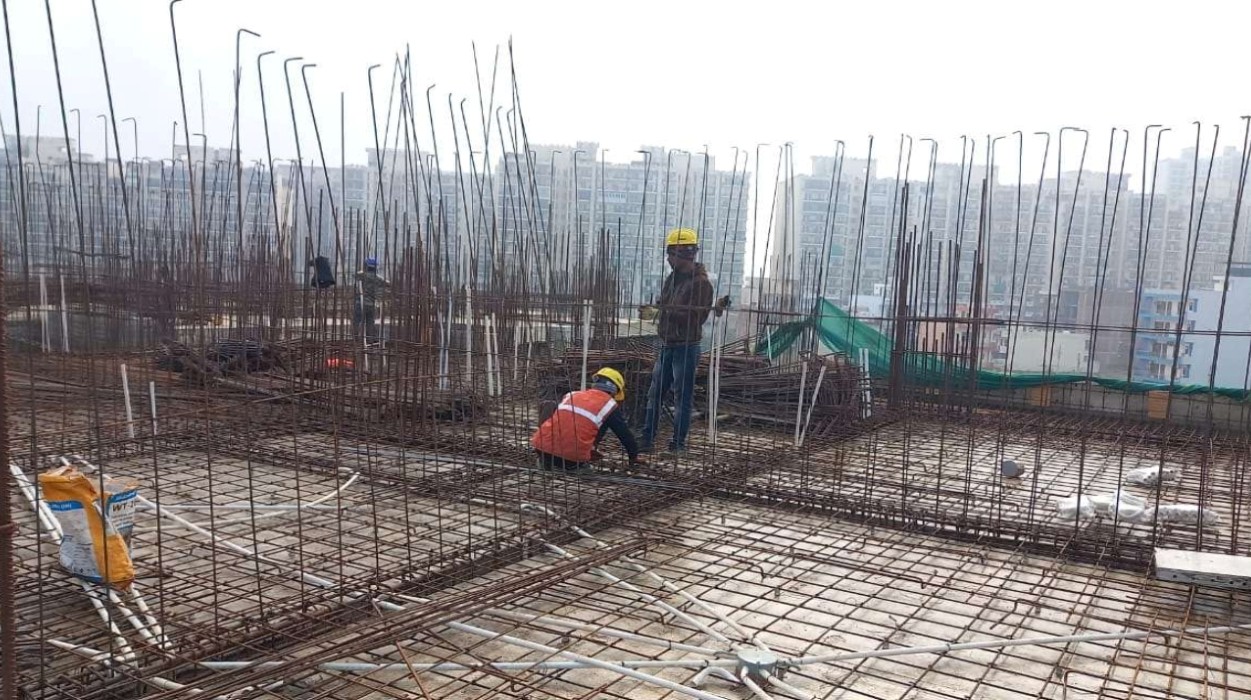 Premio January Construction Update Tower 1B 5th floor pour