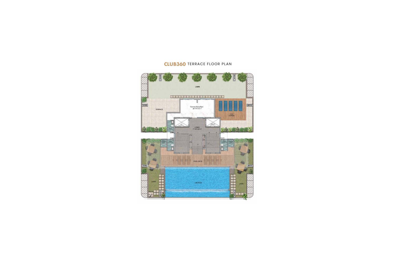 Club360 Terrace Floor Plan