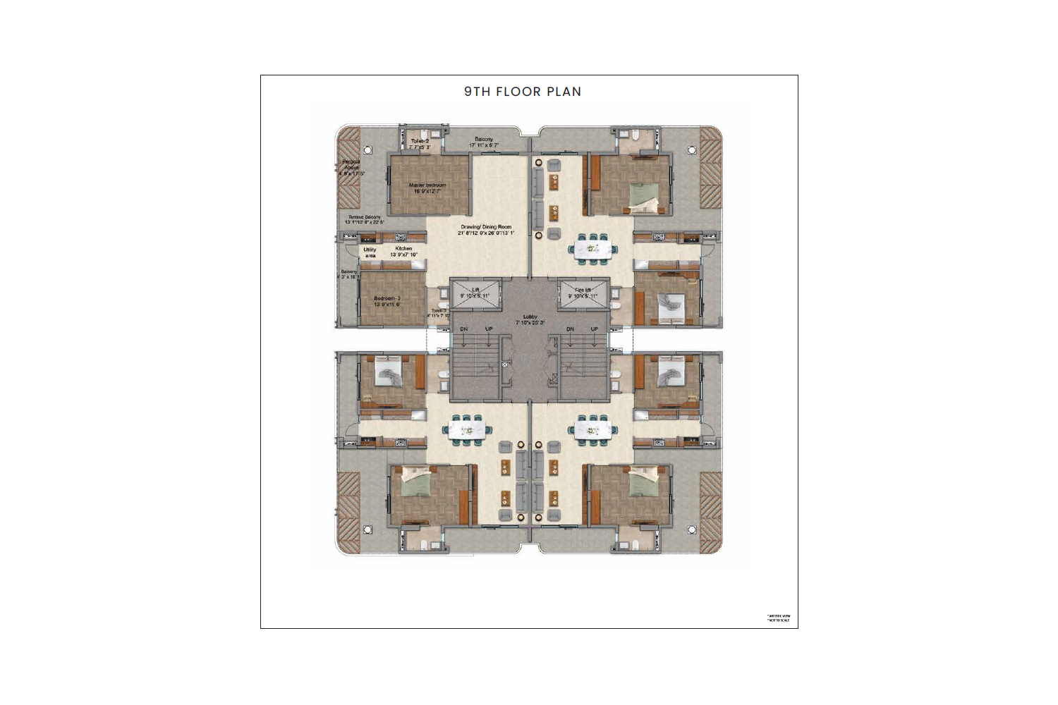 Emperium Supreme 9th Floor Plan