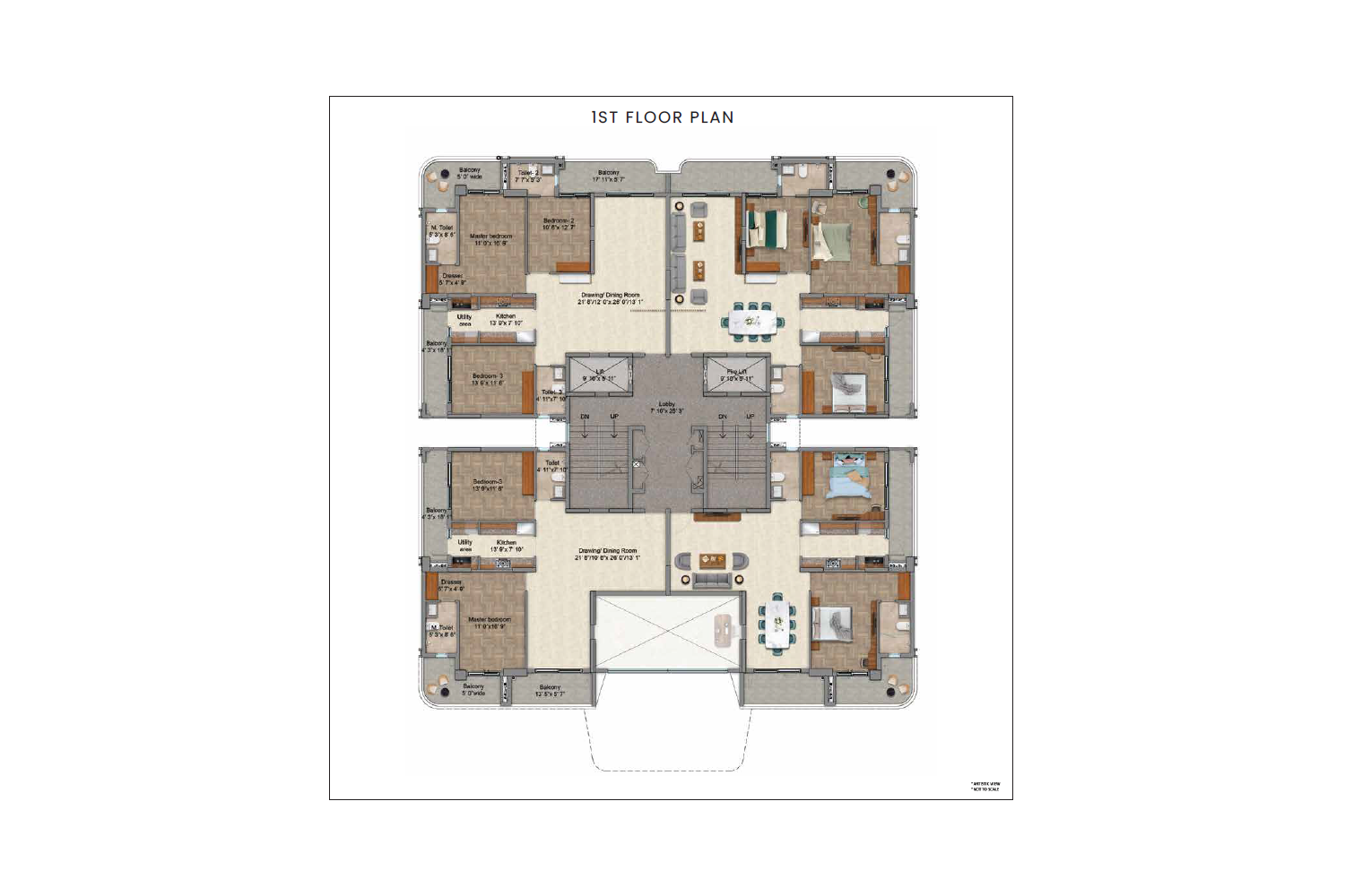 Emperium Supreme First Floor Plan